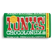 Tony's Chocolonely Milk Chocolate Bar with Hazelnut, 6.35 Oz