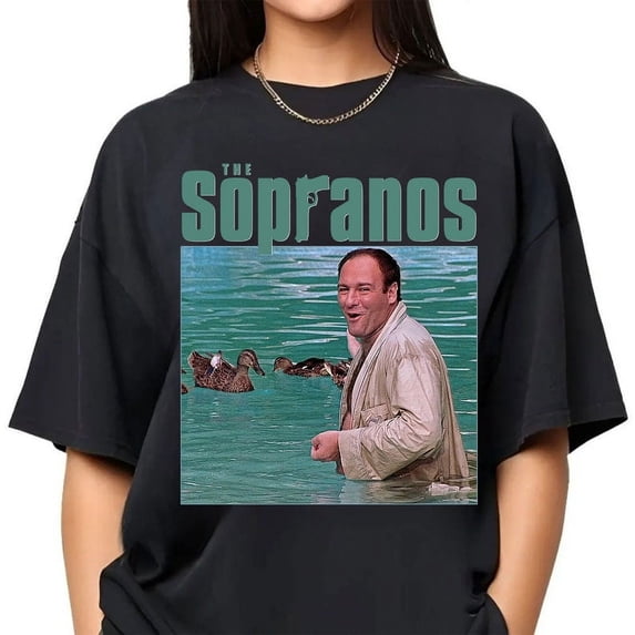 Tony's Ducks Gildan Shirt, The Sopranos Shirt Unisex 90s Bootleg Tee For Fans