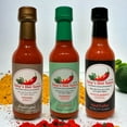 thumbnail image 1 of Tony's Handcrafted 5oz Hot Sauce 3 Bottle Combo Set "Original, Habanero, Scotch Bonnet", 1 of 2
