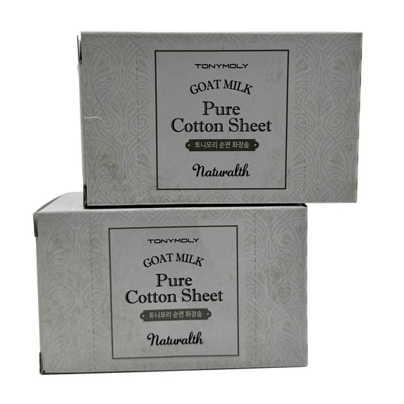 TonyMoly Goatmilk Pure Cotton Sheets 20 CT Set of 2