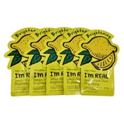 TonyMoly Lemon Brightening Mask Sheet Set of 5 All Skin Types