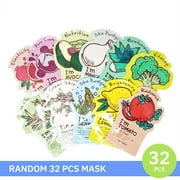 Tonymoly I'm Mask Sheet, 32 PCS RANDOM + 3 Free Gift Mask