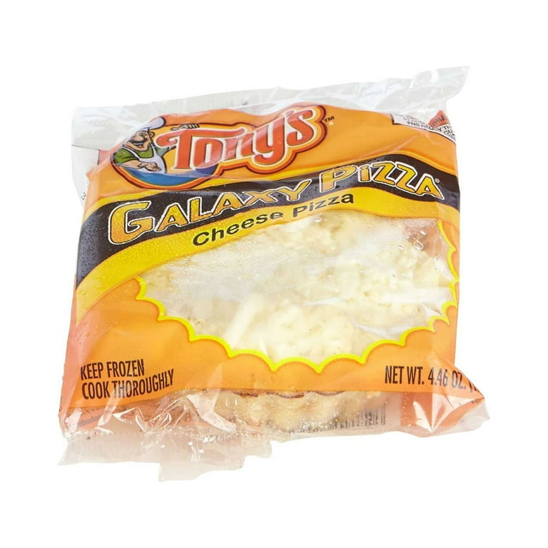 Tonys Galaxy Cheese Pizza 4.46 Ounce 72 per case. Walmart