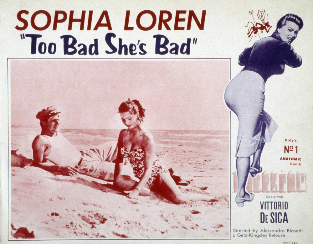Too Bad SheS Bad Canvas Art -  (28 x 22)