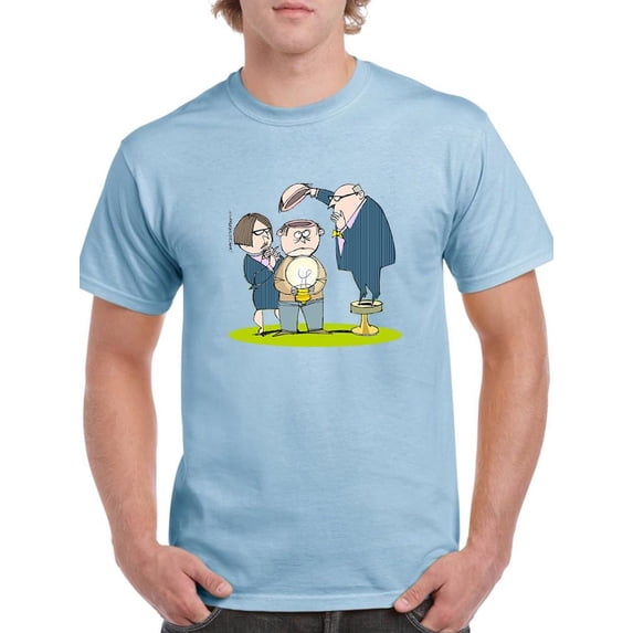 Too Big To Fit T-Shirt Men -Wilfred Hildonen Designs, Male 5X-Large