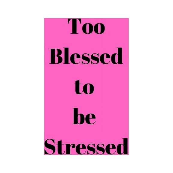 Too Blessed to be Stressed (Paperback)