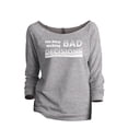 thumbnail image 1 of Too Busy Making Bad Decisions Women's Fashion Slouchy 3/4 Sleeves Raglan Sweatshirt Sport Grey 2X-La, 1 of 3
