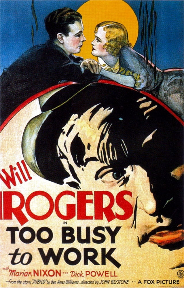 Too Busy To Work U Canvas Art - (24 x 36)