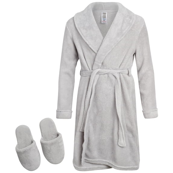 Bathing Robe Set Too Cool 2 Sleep Boys Bathrobe-Super Soft Plush Fleece Robe and ...
