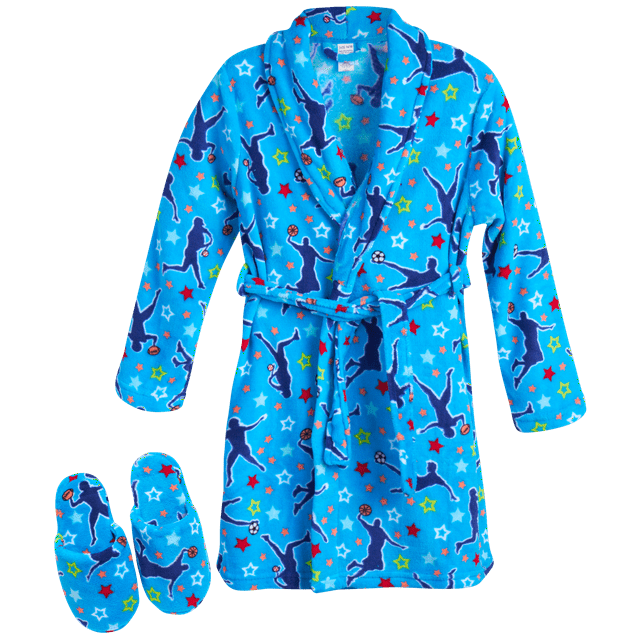 Too Cool 2 Sleep Boys BathrobeSuper Soft Plush Fleece Robe and