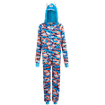 thumbnail image 1 of Too Cool 2 Sleep Boys One Piece Costume Pajamas, Fleece: Sharks Dino Ninja Cyclopes (7-16), 1 of 4