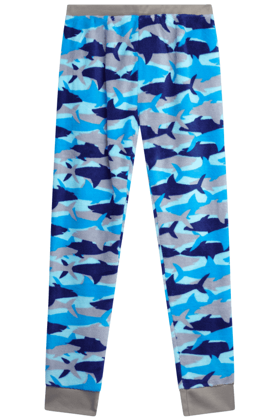 Boys Pajama Bottoms Kids Plush Fleece Elastic Waist Pajama Pants for Boys