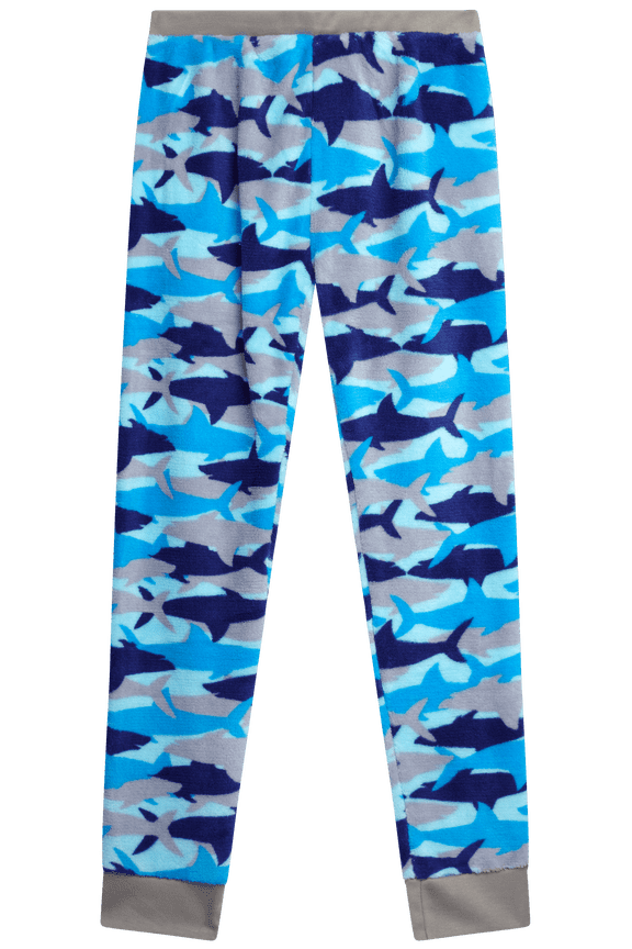 Boys Pajama Bottoms Kids Plush Fleece Elastic Waist Pajama Pants for Boys