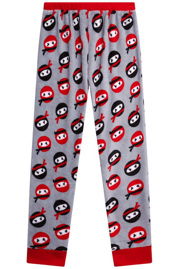 Boys Pajama Bottoms Kids Plush Fleece Elastic Waist Pajama Pants for Boys