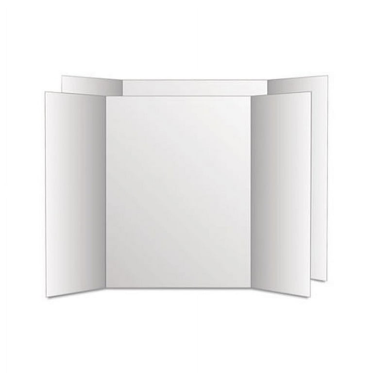 Two Cool Tri-Fold Poster Board, 28 x 40, White/White, 12/Carton Two Cool Tri-Fold Poster Board, 28 x 40, White/White, 12/Carton