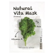 Too Cool for School, Natural Vita Beauty Mask Firming with Vitamin A & Kale, 1 Sheet, 0.77 fl oz 23 ml
