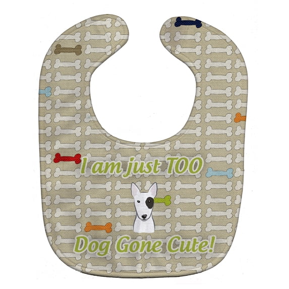 Too Cute Bull Terrier Baby Bib