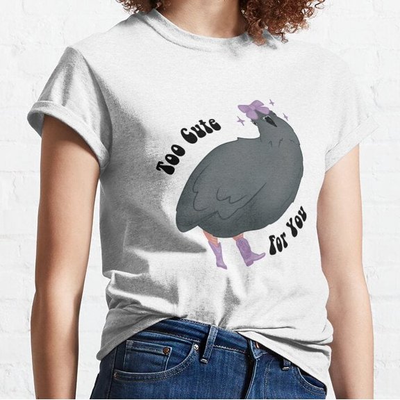 Too Cute For You: Coquette Pigeon Classic T-Shirt Vintage Birthday Gifts
