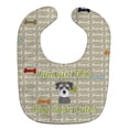 thumbnail image 1 of Too Cute Schnauzer Baby Bib, 1 of 3