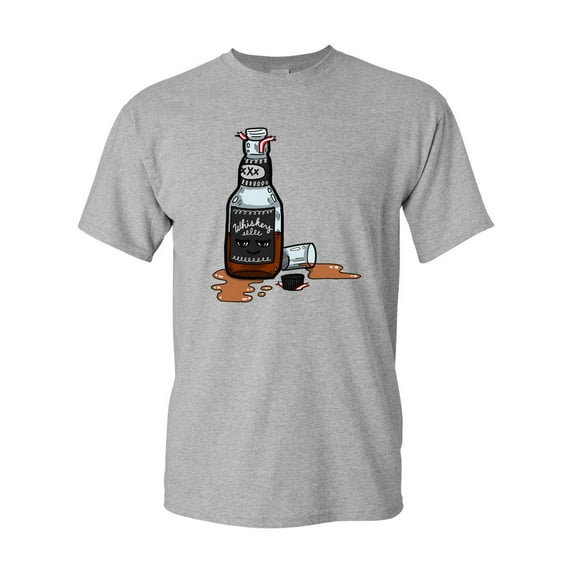 Too Cute To Drink Whiskey Adult DT T-Shirts Tee