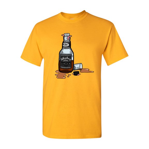 Too Cute To Drink Whiskey Adult DT T-Shirts Tee