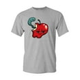 thumbnail image 1 of Too Cute To Eat Apple Adult DT T-Shirts Tee, 1 of 2