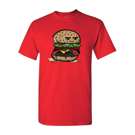 Too Cute To Eat Bacon Cheese Burger Adult DT T-Shirts Tee