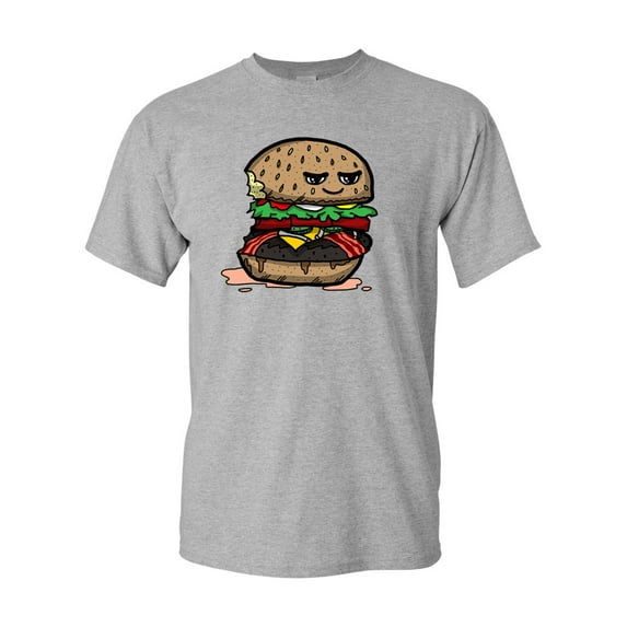 Too Cute To Eat Bacon Cheese Burger Adult DT T-Shirts Tee