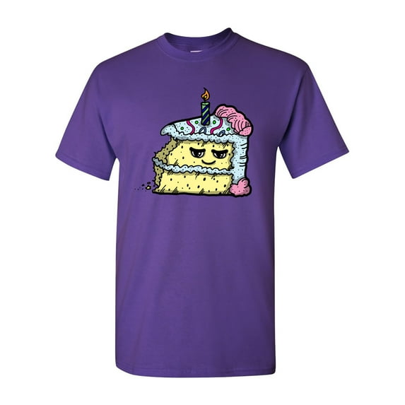 Too Cute To Eat Birthday Cake Adult DT T-Shirts Tee