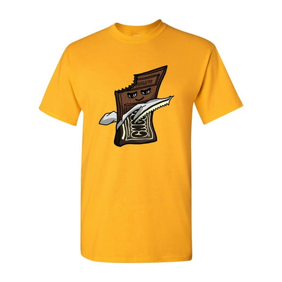 Too Cute To Eat Candy Bar Adult DT T-Shirts Tee