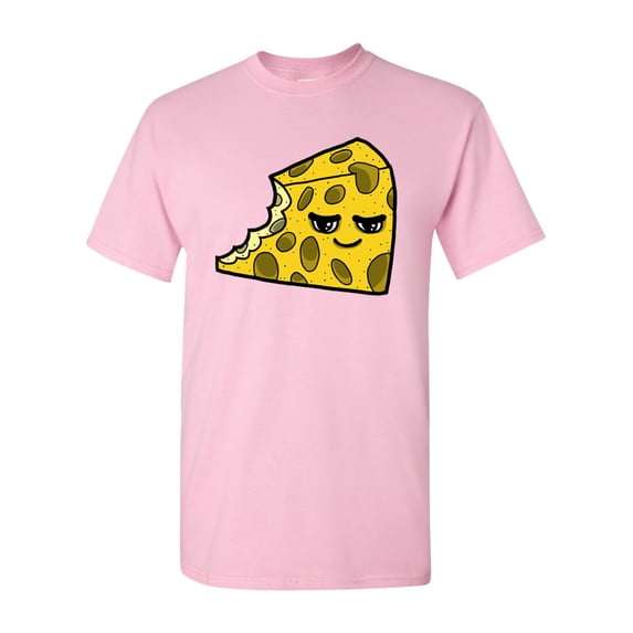 Too Cute To Eat Cheese Adult DT T-Shirts Tee