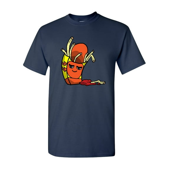 Too Cute To Eat French Fries Adult DT T-Shirts Tee