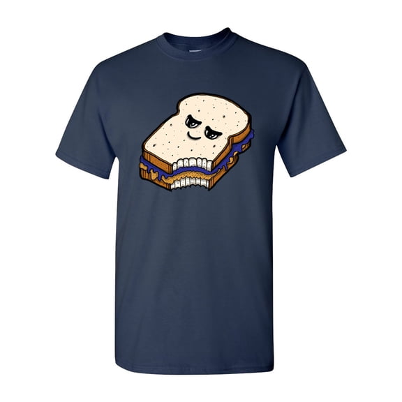Too Cute To Eat Peanut Butter And Jelly Sandwich Adult DT T-Shirts Tee
