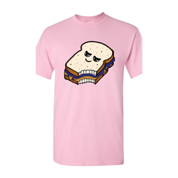 Too Cute To Eat Peanut Butter And Jelly Sandwich Adult DT T-Shirts Tee