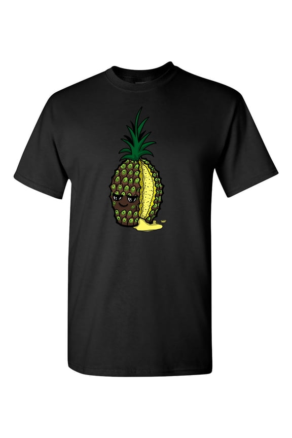 Too Cute To Eat Pineapple Adult DT T-Shirts Tee