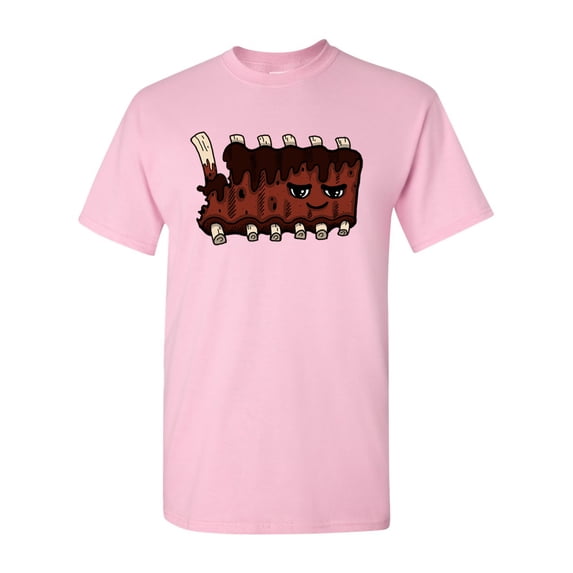 Too Cute To Eat Ribs Adult DT T-Shirts Tee