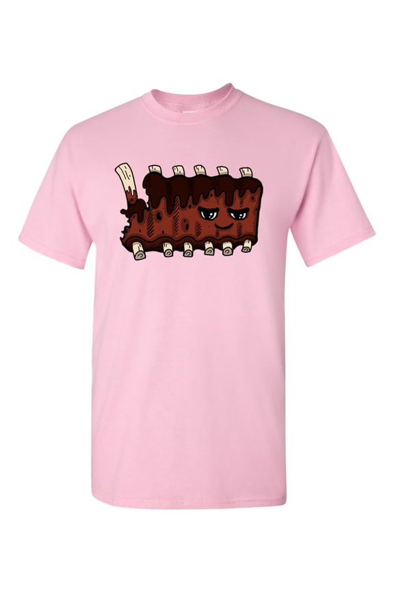 Too Cute To Eat Ribs Adult DT T-Shirts Tee