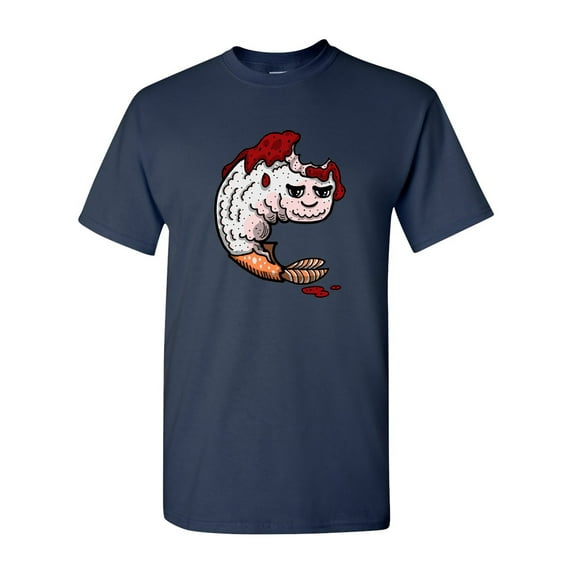 Too Cute To Eat Shrimp Adult DT T-Shirts Tee