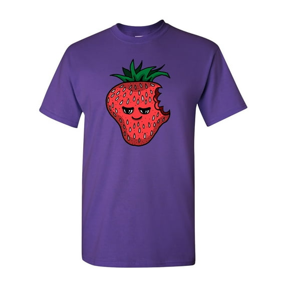 Too Cute To Eat Strawberry Adult DT T-Shirts Tee