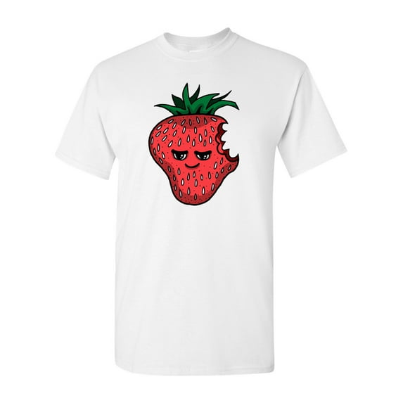 Too Cute To Eat Strawberry Adult DT T-Shirts Tee
