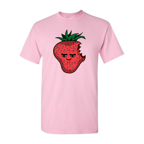 Too Cute To Eat Strawberry Adult DT T-Shirts Tee