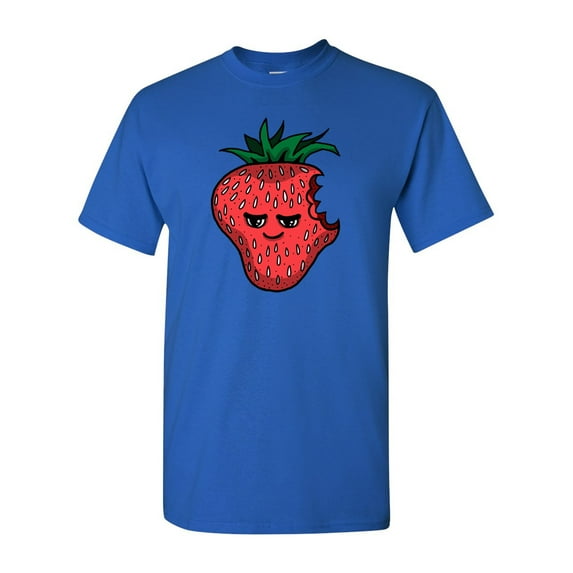 Too Cute To Eat Strawberry Adult DT T-Shirts Tee