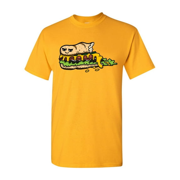 Too Cute To Eat Submarine Sandwich Adult DT T-Shirts Tee