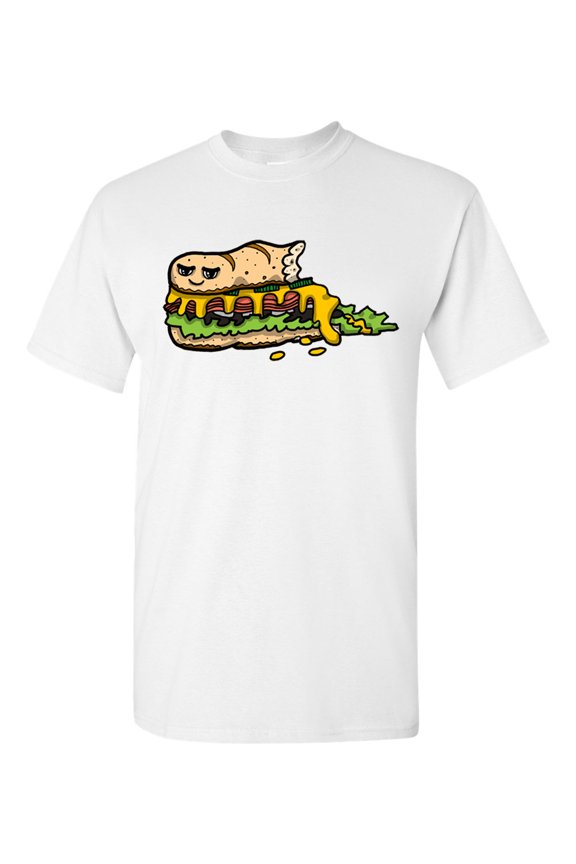Too Cute To Eat Submarine Sandwich Adult DT T-Shirts Tee