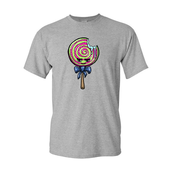 Too Cute To Eat Swirl Lollipop Adult DT T-Shirts Tee