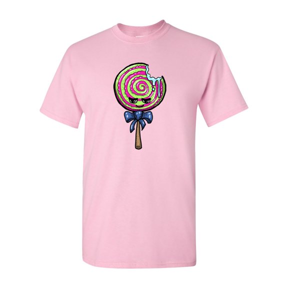 Too Cute To Eat Swirl Lollipop Adult DT T-Shirts Tee