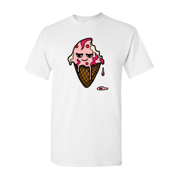 Too Cute To Ice Cream Cone Adult DT T-Shirts Tee