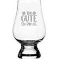 thumbnail image 1 of Too Cute Too Pinch St Patrick's Day Etched 6.5oz Glencairn Whisky Glass, 1 of 1