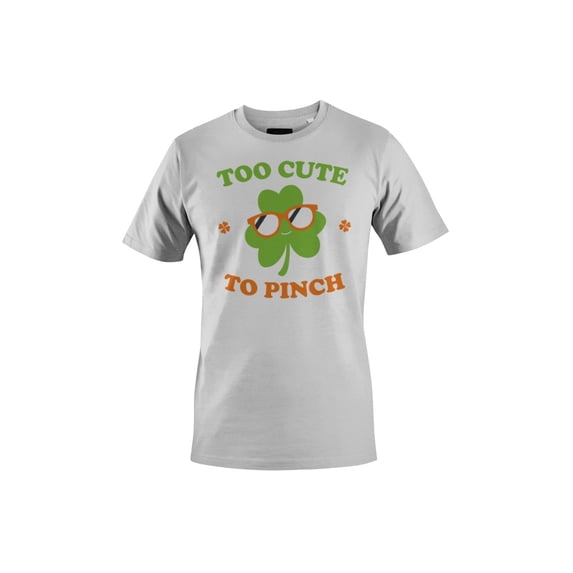 Too Cute to Pinch Fun St. Patricks Day Shamrock Design Men's T-shirt