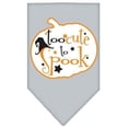 thumbnail image 1 of Too Cute to Spook Screen Print Bandana, Grey - Small, 1 of 1
